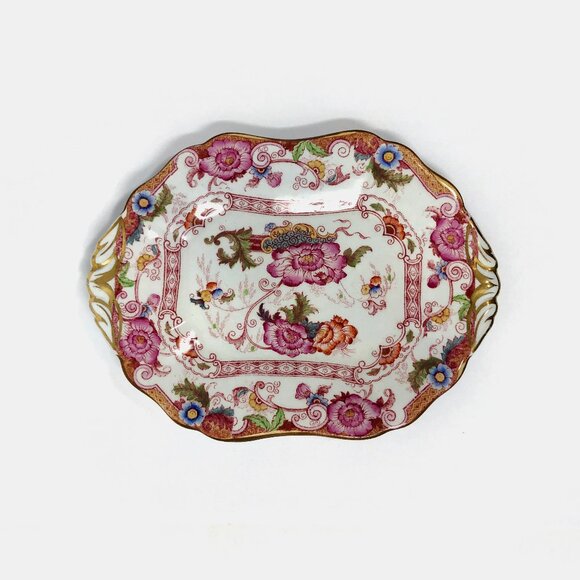 Antique Cauldon England Gravy Boat And Saucer - Picture 5 of 9